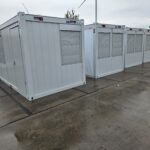 container als mobiele werkruimte